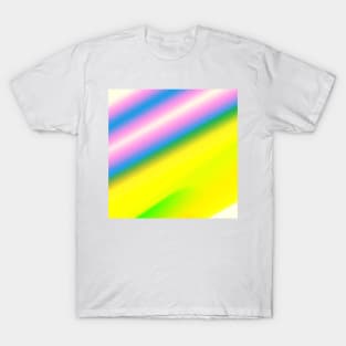 blue pink yellow red texture art T-Shirt